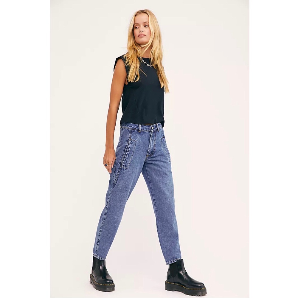 Boyish The Parker Jeans City Lights Wash Size 26 Tapered High Rise